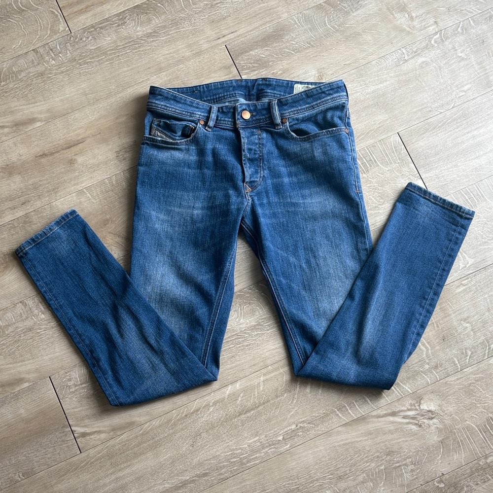 Diesel SLEENKER Jeans Slim Skinny Size W30 L30 Buttonfly